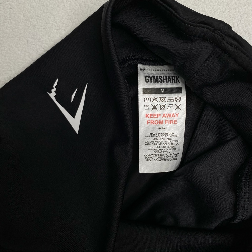 Gymshark High-Rise Reps Power Tight Shorts•Black - Picture 4 of 10